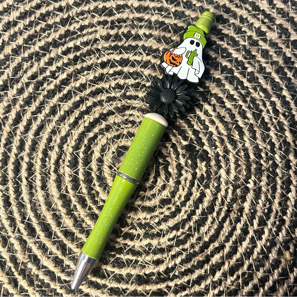 Halloween Ghost 👻 Beaded Pen